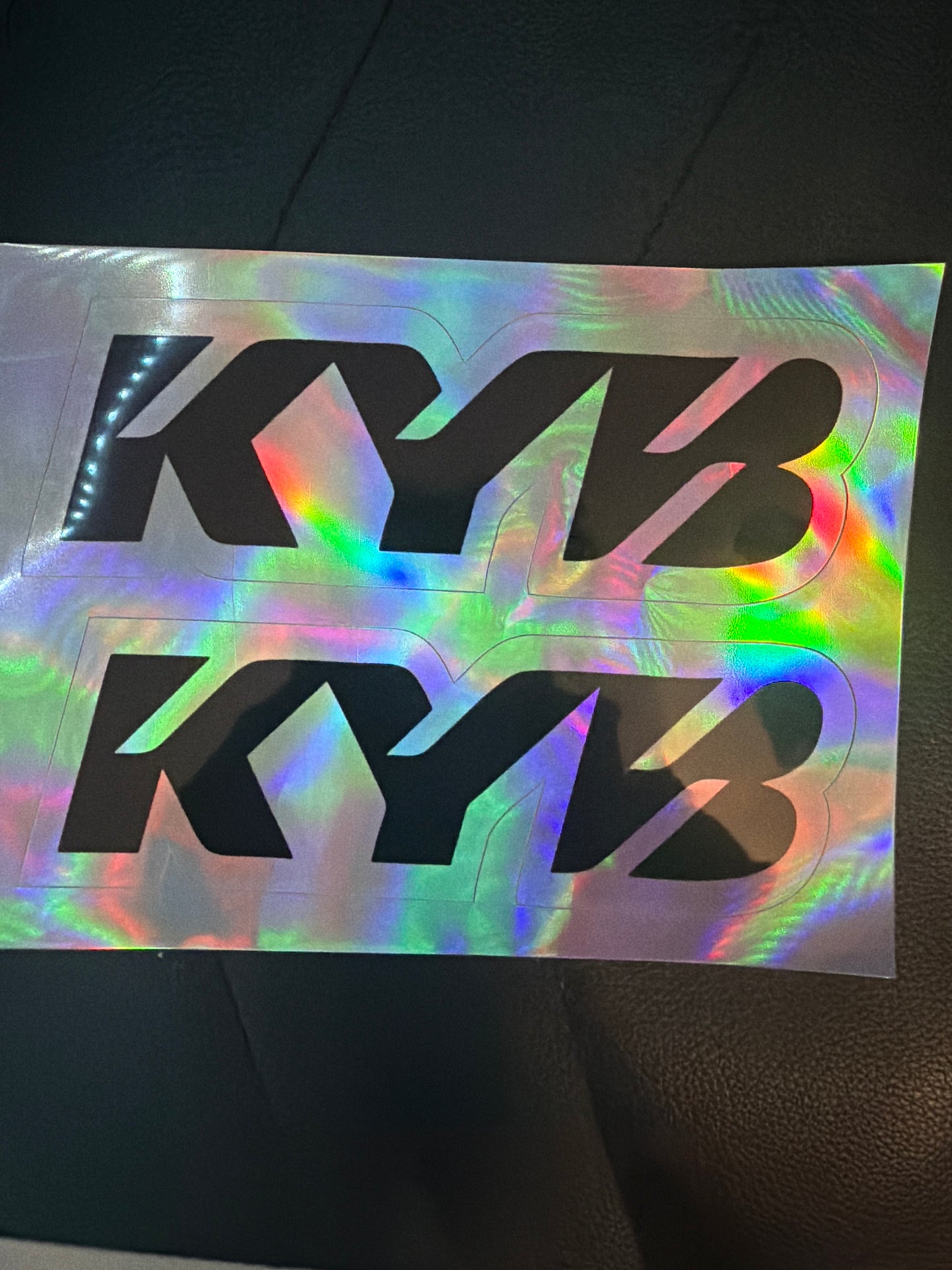 KYB fork decals