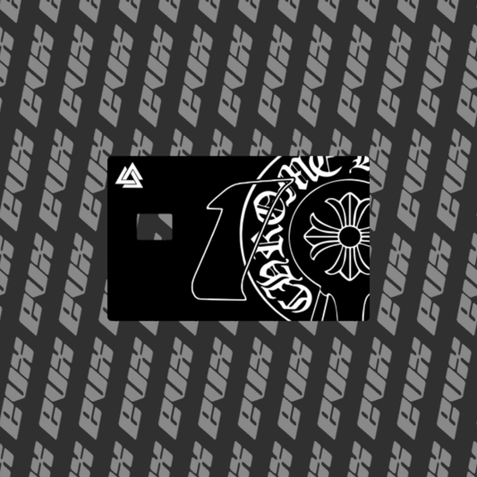 Chrome Hearts Card Decal